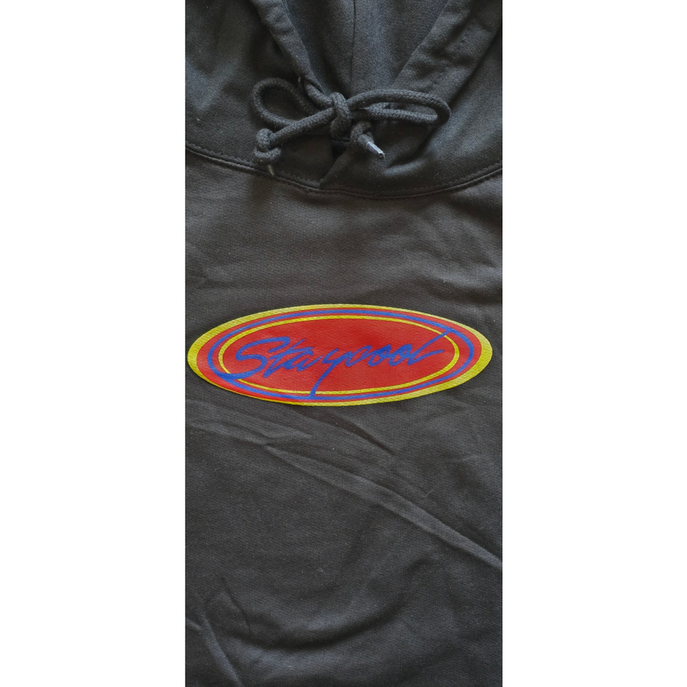 Men's Stay Cool Black Hoodie Size L - Picture 5 of 6